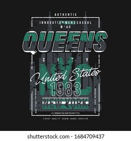 queens graphic design vector good for t shirt print product