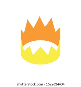 quen royal crown isolated icon Vector illustration design