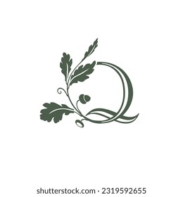 QUERCUS LOGO DESIGN VECTOR LETTER UNIQUE Q