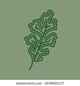 Quercus or oakleaf as an icon