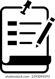 Query Icon Glyph Vector Illustration