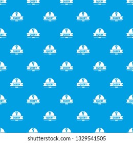 Query pattern vector seamless blue repeat for any use