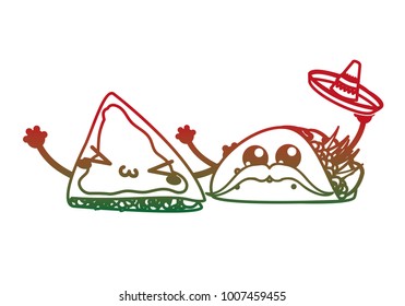 Quesadilla and burrito design
