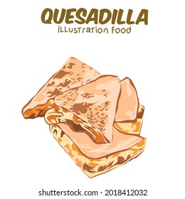 Quesadilla, Illustration Food, Design Element