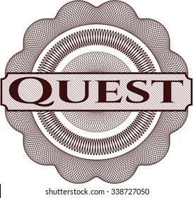 Quest abstract linear rosette