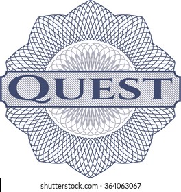 Quest abstract linear rosette