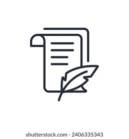 Quest icon. vector.Editable stroke.linear style sign for use web design,logo.Symbol illustration.
