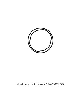 Iconos de búsqueda, estilo de esquema. Ilustración del vector