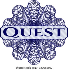 Quest money style rosette