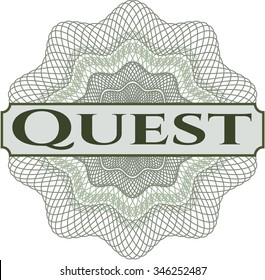 Rosette estilo dinero de búsqueda