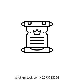 Quest - Outline Icon Design