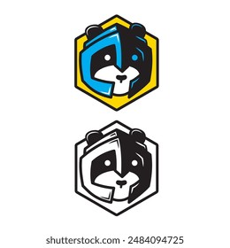 Quest Panda gamer logo avatar