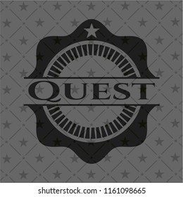 Quest realistic dark emblem