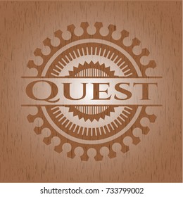 Quest realistic wood emblem
