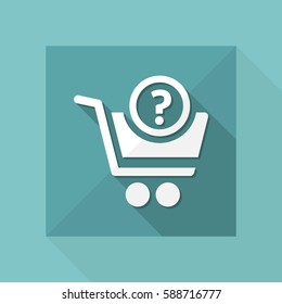 Question about purchasing - Flat icon