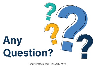 Question and Answer Background Design. Can use for presentation slides