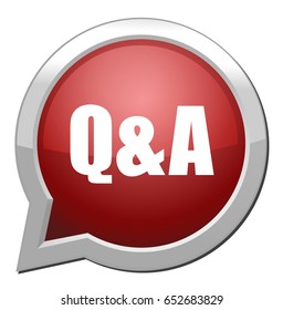 question and answer button