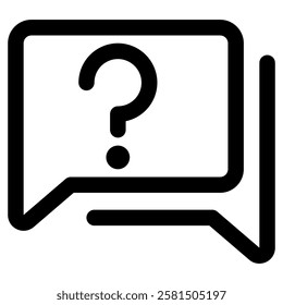 Question and Answer Icon for Education Learn Study