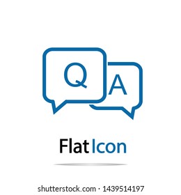 Question And Answer Icon Outline 