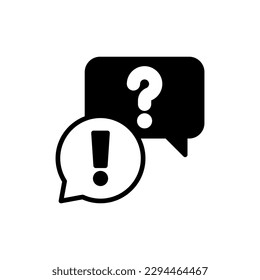 Question and Answer icon in vector. Illustration