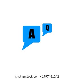 Question answer icon vector image free