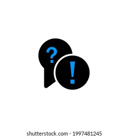 Question answer icon vector image free