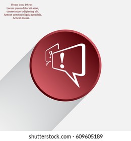 question and answer marks with speech bubbles