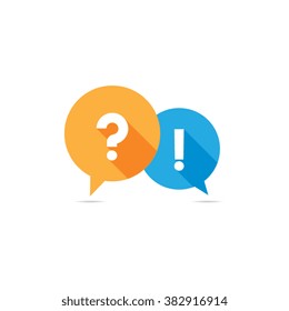 Question And Answer Speech Bubble Symbol