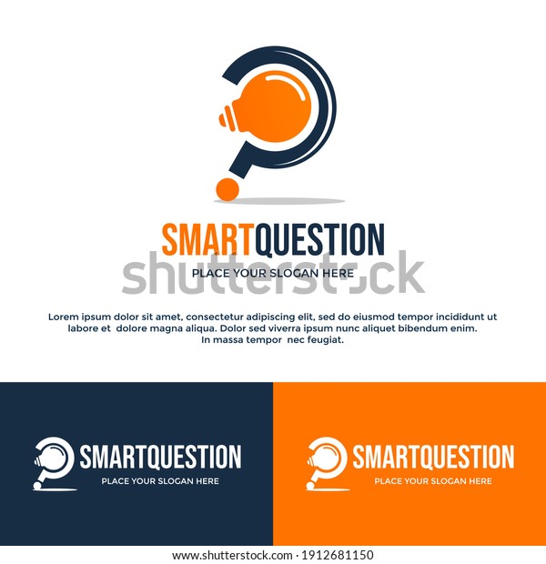 Project Questions Logo Question Answer Vector Logo Template This Stock Vector (Royalty Free ...