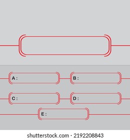 Question and answers template. Quiz game in tv.