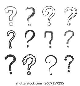 Question appears on background with pattern created for child themes. Line and design meet vector art and texture in illustration. Children in black with graphic silhouette form sketch and doodle