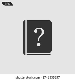 Question book icon vector eps 10
