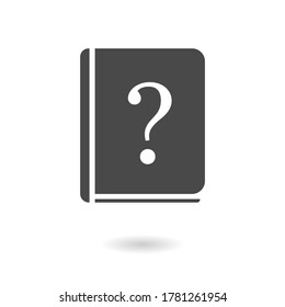 Question book icon vector eps 10