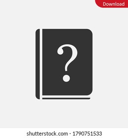 Question book icon vector eps 10