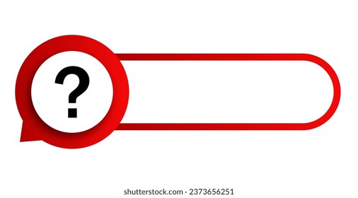 Question box faq vector text banner. question frame