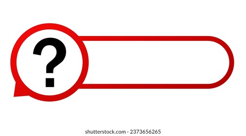 Question box faq vector text banner. question frame