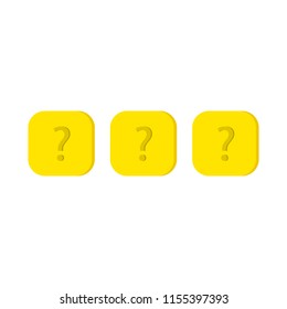 question box. vector