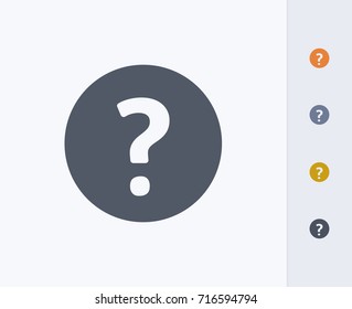 Question Button - Carbon Icons. A professional, pixel-aligned icon.  