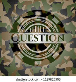 Question camo emblem