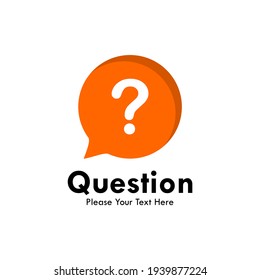 Question Chat Logo Template Illustration