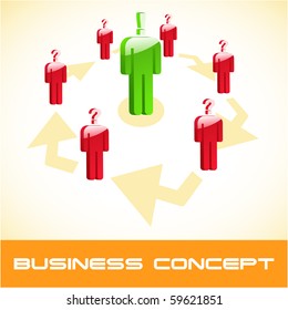 Question concept. Vector illustration.