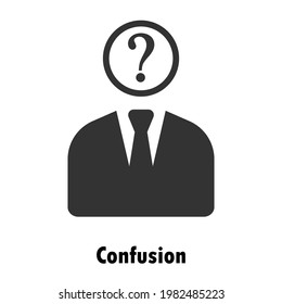 question, confusion, query, icon design vector
