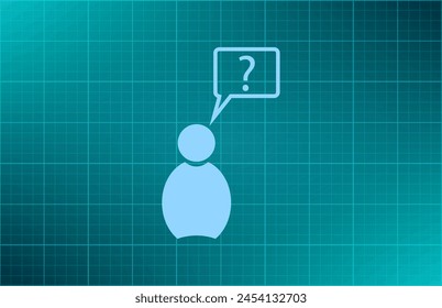 signo de interrogación y exclamación, Ilustración vectorial. Diseño plano estilo