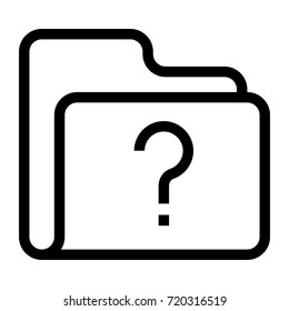 question folder icon