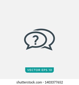 Question Icon Design, Vector EPS10