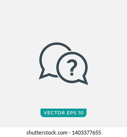 Question Icon Design, Vector EPS10