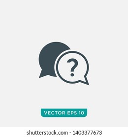 Question Icon Design, Vector EPS10