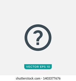 Question Icon Design, Vector EPS10