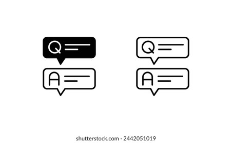 Question icon design with white background stock illustration