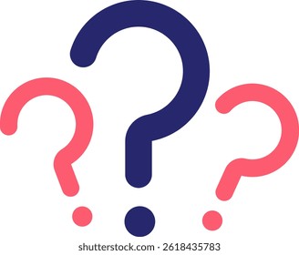 Question Icon Fill Vector Illustration